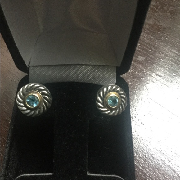 David Yurman Jewelry - Retired David Yurman blue topaz